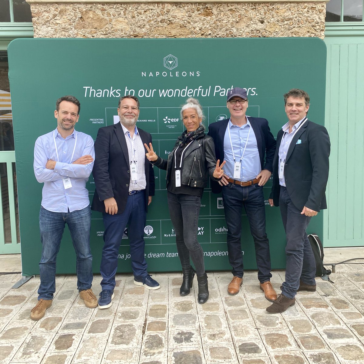CelineCrevelier's tweet photo. Following @VivaTech Challenges, @Orange is really happy to bring today 3 of the finalist #Startups to @LesNapoleons! Business, networking, smiles, everything to gather #Amazing #Startups such as @sekoia_fr #Wyca #SmartGridControl https://t.co/EjYCCADb0H