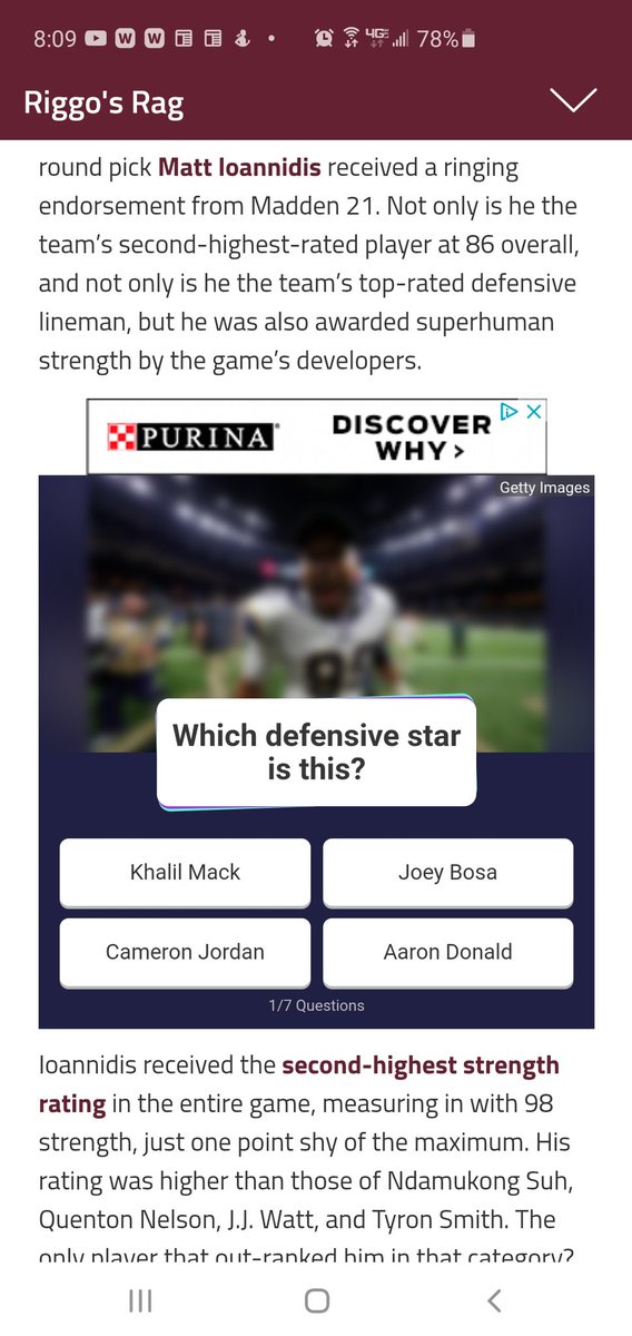 Angelograziani5's tweet photo. Ive been been saying this about Matt ioannidis since 2016. He is the MAN on that team. https://t.co/sGyGIzjFXH