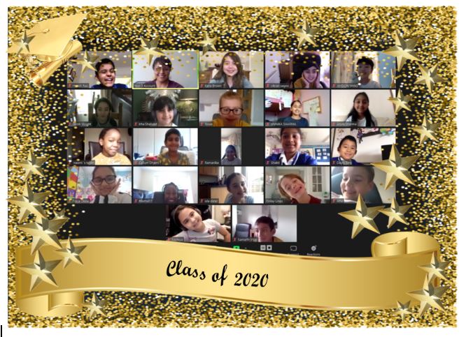 Monikara02's tweet photo. Good bye for the summer from our fabulous Year 3 Zoomers! Year 3 will definitely be a school year we will never forget.  Stay safe over the summer and see you all in September everyone!  #LockDown #RemoteLearning #SocialDistancing https://t.co/4TMsPuGase