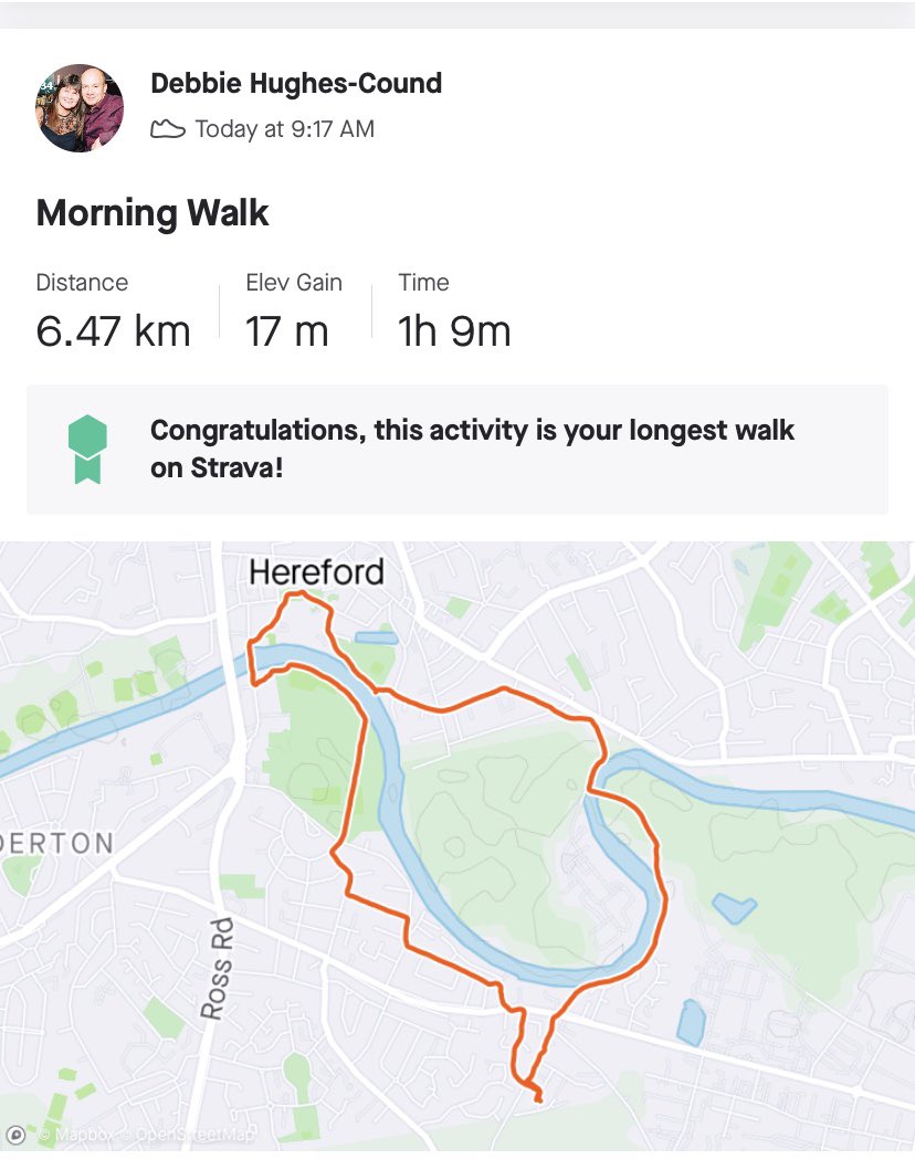 CoundHughes's tweet photo. Another walk done followed by healthy lunch #motivational https://t.co/pQPi6nWvcZ
