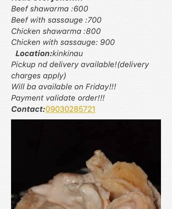 Don't missout this Friday. Order yours now! Location:kaduna Retweet please 😩