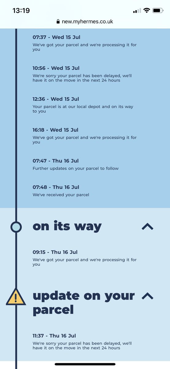 Er1n106's tweet photo. @Hermesparcels tell me why and how this keeps happening!! Explain pls!!! https://t.co/iSTAhsnrbj