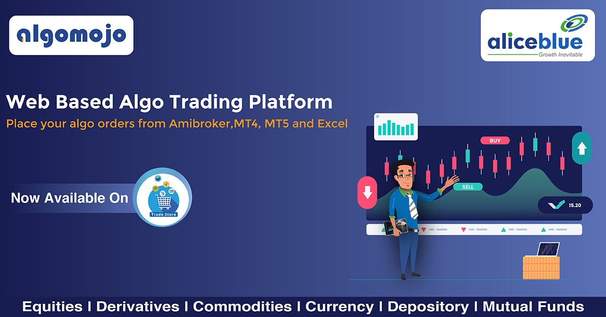 aliceblue_india's tweet photo. AlgoMojo - Web-based Algo trading platform place your Algo orders from Amibroker, MT4, MT5, and Excel
Try it Now @ https://t.co/RsZguHn6NK
@atulgandhicom @IndianShares @trading_price @sharemarket3 @stocks_in #tradingforall #traderthings #tradingtips #Deal #profit https://t.co/aMv0tTiSE4