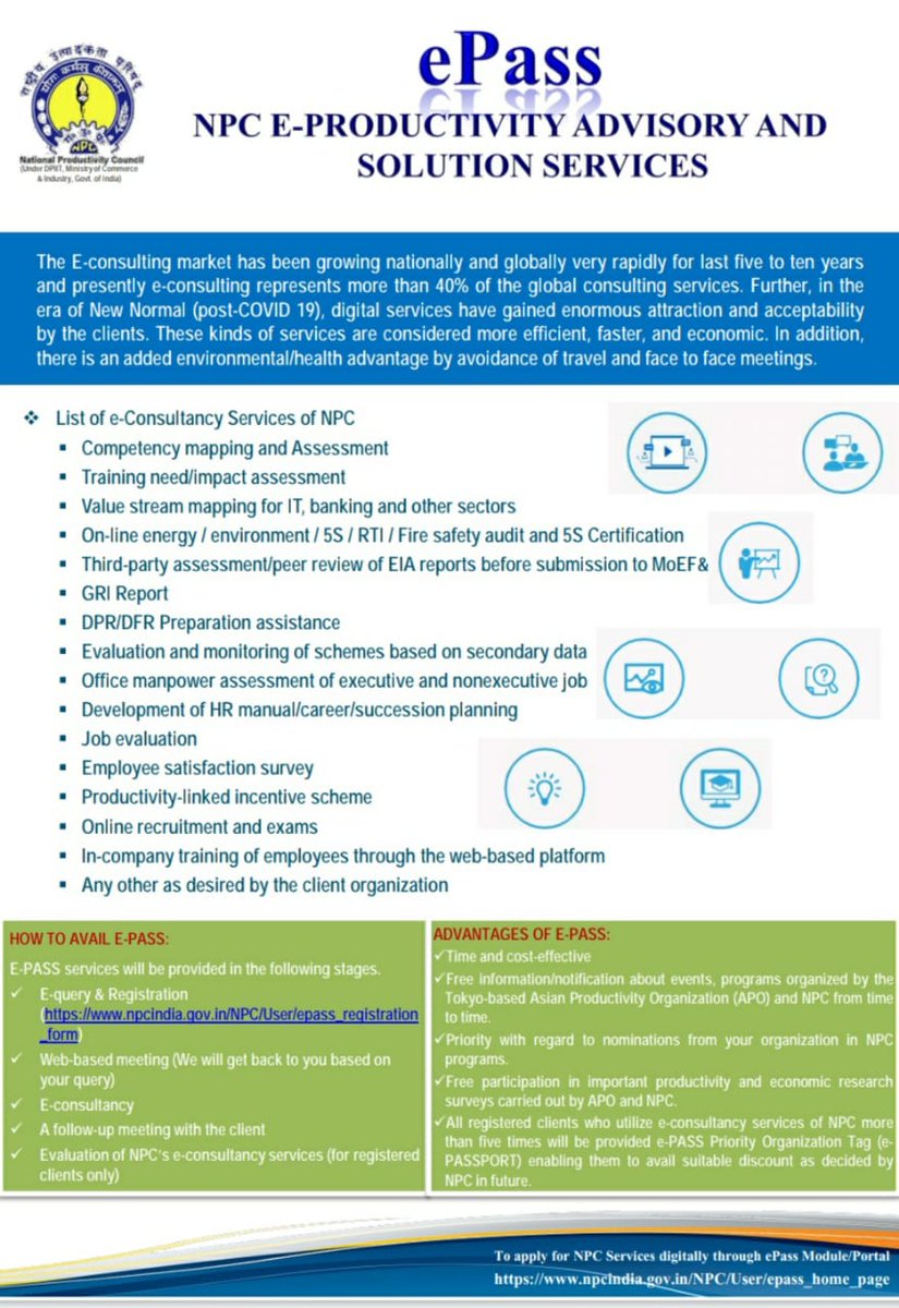 KDkdbhardwaj's tweet photo. e-Productivity Advisory and Solution Services https://t.co/OWuR28GsiH @NPC_INDIA_GOV @DIPPGOI @minmsme #SME #SMEs https://t.co/LrbAm4zfb9