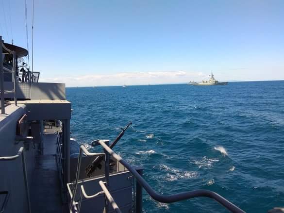 NATO_MARCOM's tweet photo. 🇧🇬 Bulgarian exercise Breeze has kicked off this week in the Black Sea, and we're participating with both our southern Standing @NATO Forces 🚢🌊 #WeAreNATO #StrongerTogether 

@COM_SNMCMG2 @COM_SNMG2 

📸 @BulgariaNATO https://t.co/K15qzUf37E