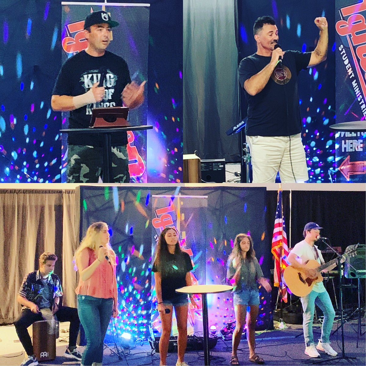 IGNITION_StuMin's tweet photo. What an AWESOME NIGHT at #ISM ... #ignitionPRAISE ROCKED it out in #WORSHIP and my Buddy @abrowning7777 Anthony Browning brought a timely #WORD .. “Drop it like it’s HOT!!” .. drop those things that are hurting your relationship with Christ!!  LET IT GO!! https://t.co/7DL0F9XMSw