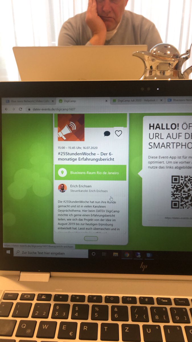 #DatevDigicamp #datevlernt Leute gleich startet meine Session zur #25StundenWoche..freue mich auf zahlreiche Teilnahme!

#digitalrockstar #25StundenWoche #digitator #digitalekanzlei2019 #digitalekanzlei2020 #datevandersdenken #arbeitandersdenken
#wirdigitalisierendennorden