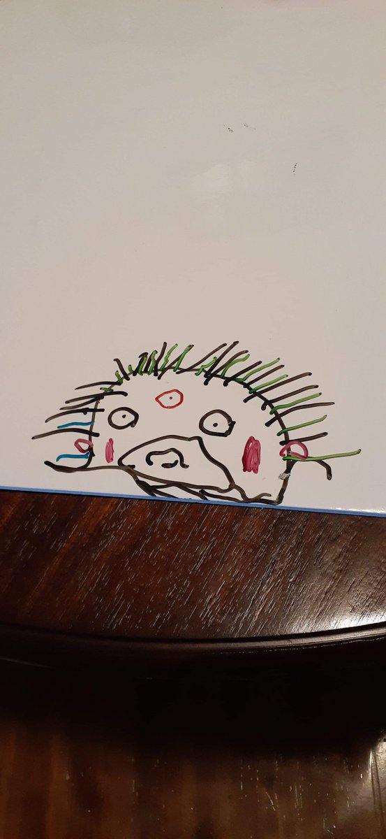 aimee9981's tweet photo. My daughter drew a virus...
#COVID19 #QuarantineLife https://t.co/2FKy7JKtV9