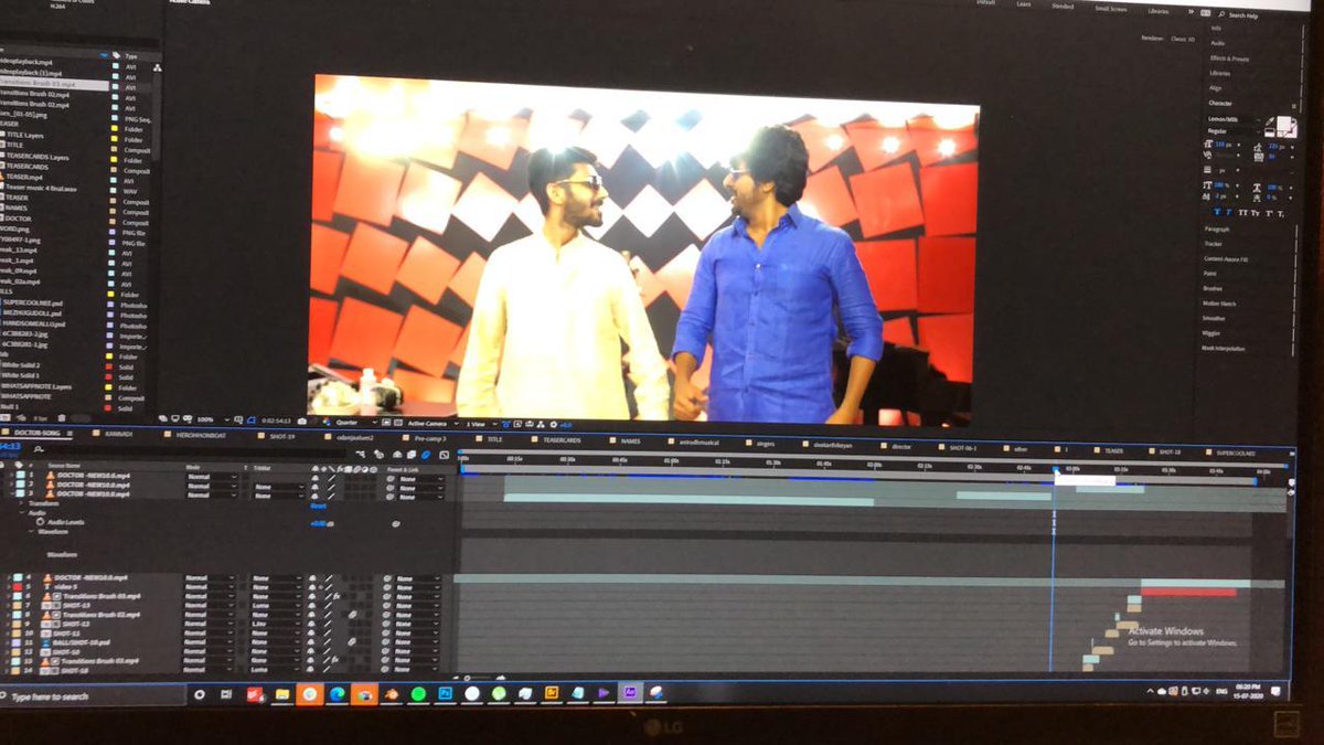 SKProdOffl's tweet photo. Semma fun waiting-uhhhh... Vera mariiii... Just an hour more; #Chellamma from our #DOCTOR will be out at 7 PM 🕖

✍️ @anirudhofficial
🎶 @Siva_Kartikeyan

@Nelsondilpkumar | @priyankaamohan  | @KalaiArasu_ | @kjr_studios | @KVijayKartik | @nirmalcuts | @SonyMusicSouth https://t.co/XpupzAKvab