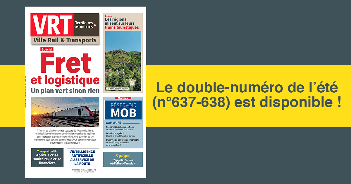 VRTmag's tweet photo. Découvrez le double-numéro d'été de @VRTmag ! 
Au sommaire :
- Spécial #fret et #logistique Un plan vert sinon rien
- L’intelligence artificielle au service de la #route
-Les régions misent sur leurs #trainstouristiques
-etc
👉https://t.co/mwjPBcbz2p

#mobilité  #transport https://t.co/pLjBfKimLX