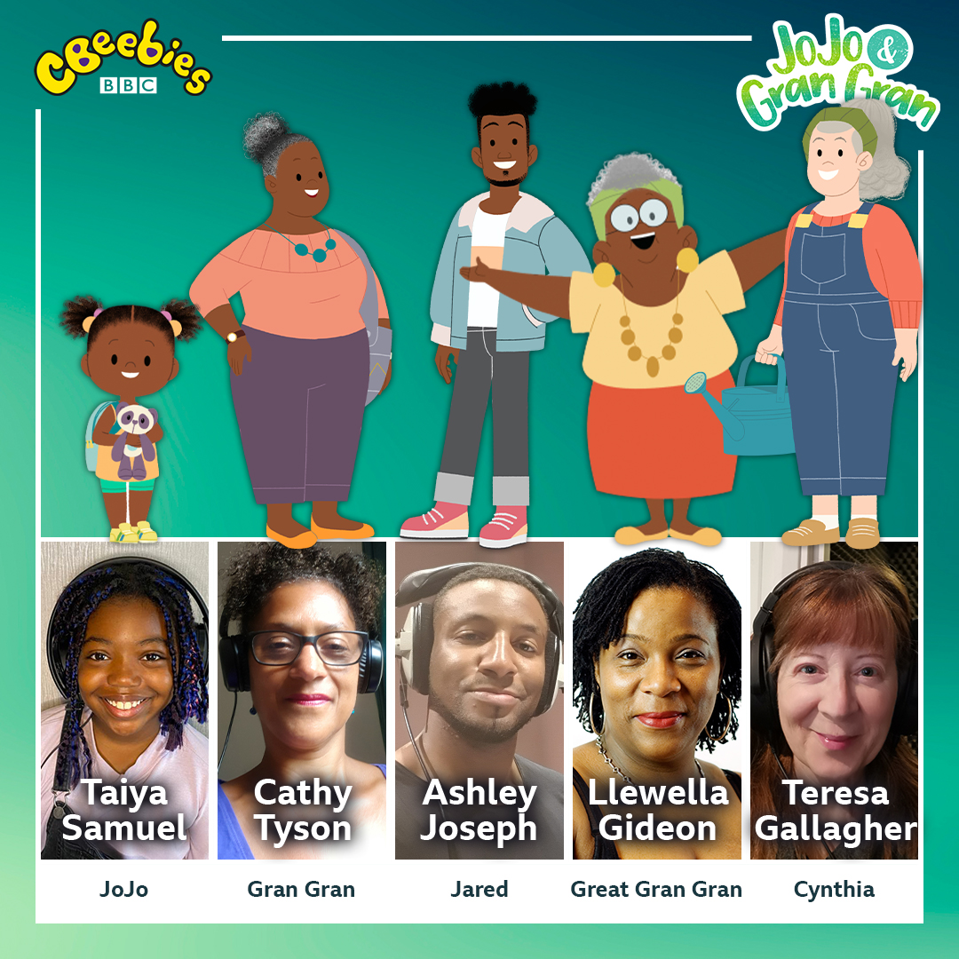 CBeebiesHQ's tweet photo. NEW #JoJoandGranGran from Monday 20th July at 5:25pm! ❤️
What’s your household’s review so far? 🤔
@IamLauraHenry @CathyElizaTyson @gideonqax @treevoices @Sir_ashleyj https://t.co/4QZoatahLv