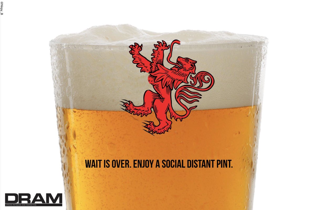 Nirpy_B's tweet photo. Late thought for yesterday’s brief. Create posters to welcome customers back to Scotland’s pubs and encourage them to socialise safely when they are there. #LovePubLife #ProtectPubLife @TheDrum @OneMinuteBriefs https://t.co/AAKqKbDGTf
