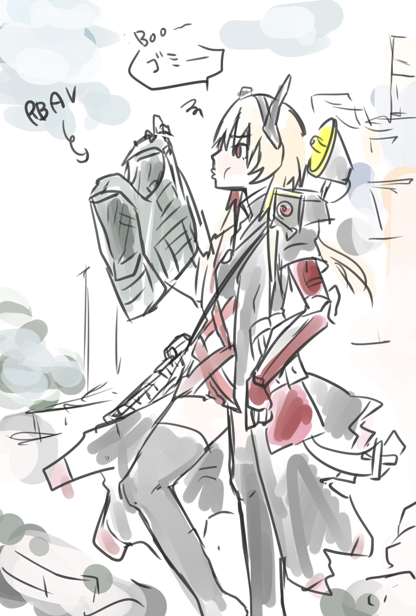 homuwadake's tweet image. sop2ちゃんとRBAV
#ドールズフロントライン 
＃SOPMOD２