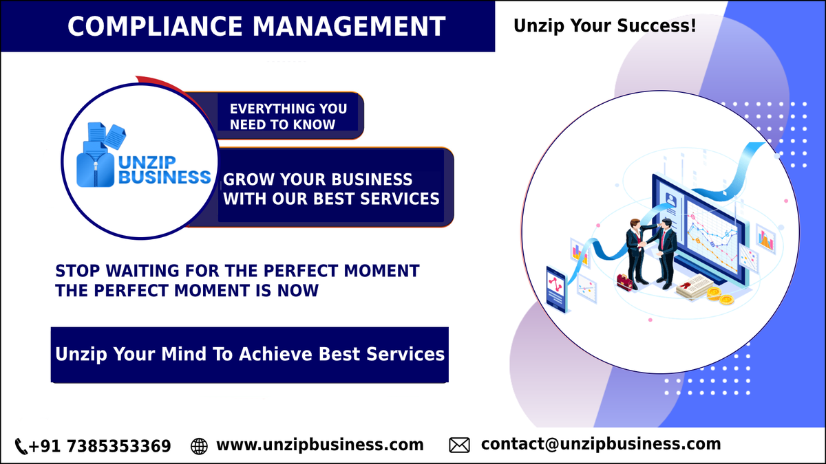 unzipbusiness's tweet photo. Business success is a big part of life. To develop your business we provide the best compliance management services. This is your choice to unzip your success.

For More Details Visit:- https://t.co/J6bWpUsABx

#compliancemanagement #complianceaudit #business #compliances https://t.co/v3Vr5VOuXc