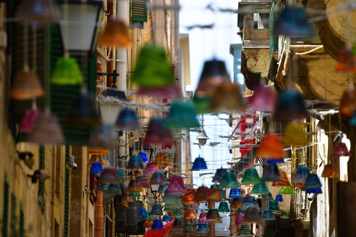 templemalta's tweet photo. A truly extraordinary experience - Have you been to see the light installation in Strait Street, Valletta? 
Find out more visit:  https://t.co/tVYyl0P3nk 
.
Mdina Glass Malta 
Commissioned by Valletta Cultural Agency

Image credits: VCA/Jonathan Borg
.
#valletta #Malta https://t.co/yNYUkVb6gB