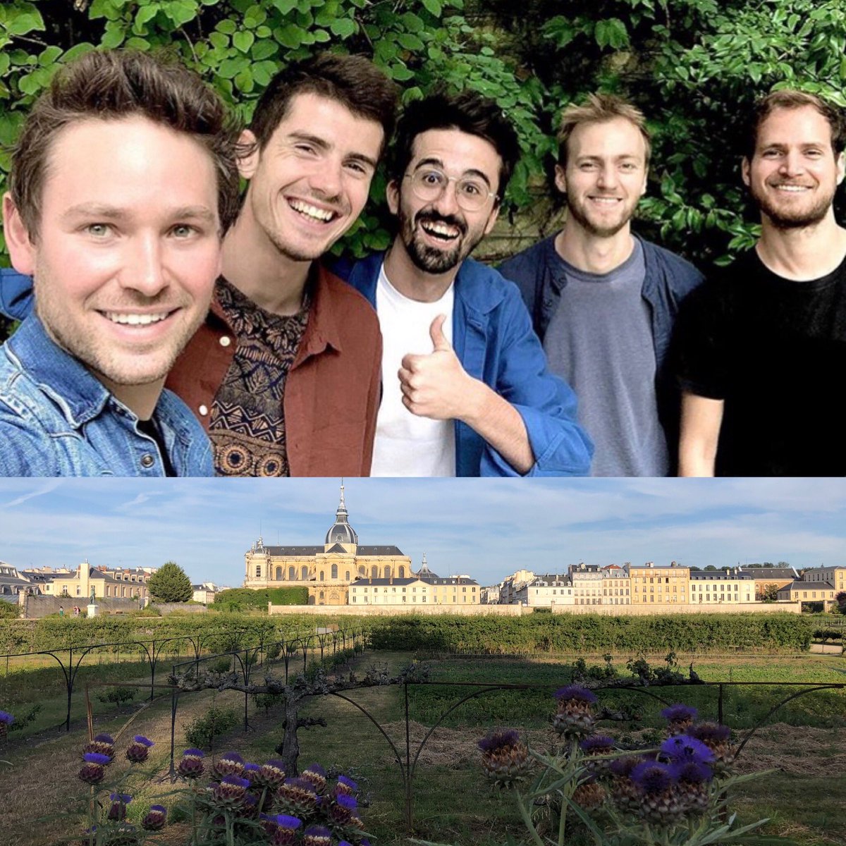 AuConcerts's tweet photo. Point météo : Le week-end sera beau ! Particulièrement @potagerduroi Versailles : énergie, jeunesse, sourire et surtout talent du @quatuor.agate &amp; ⁦@AdrienLaMarca⁩ ⁦@iledefrance⁩ ⁦@francemusique⁩ ⁦@ENSPaysage⁩ ⁦@Versailles⁩ ⁦@mc2i_⁩ https://t.co/38rX4Y62qI