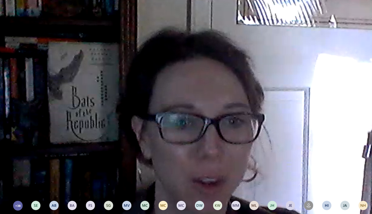 VPFA1's tweet photo. Shannon Scott asking a cracking question about feminism on the page and onscreen feminism: #VPFAEncounters https://t.co/tOKncjaR07