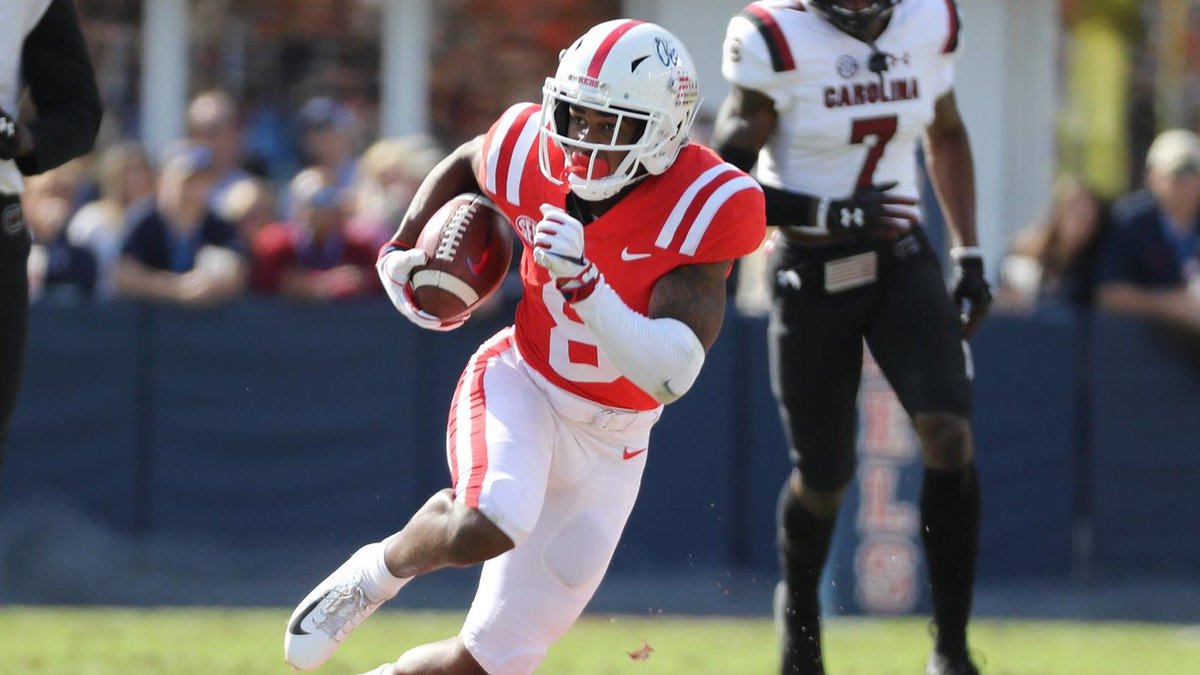 biletnikoffawrd's tweet photo. Congratulations to Elijah Moore @e_moore03 for inclusion on the Biletnikoff Award Preseason Watch List! @OleMissSports @OleMissFB #OutstandingReceiver #NCFAA https://t.co/BWcjLW9tvN