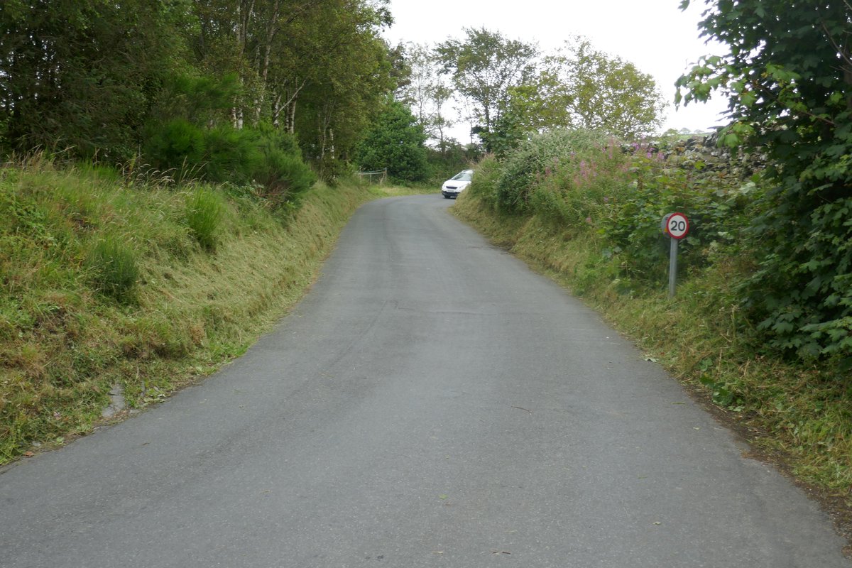 TheLengthsman's tweet photo. Been #drainspotting and road widening some twisty bends in #Beckside, #KirkbyinFurness this morning ~ making the road safer for drivers and walkers https://t.co/Sd5LSHoRoY