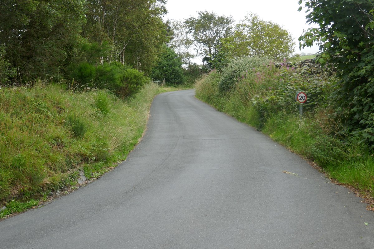 TheLengthsman's tweet photo. Been #drainspotting and road widening some twisty bends in #Beckside, #KirkbyinFurness this morning ~ making the road safer for drivers and walkers https://t.co/Sd5LSHoRoY