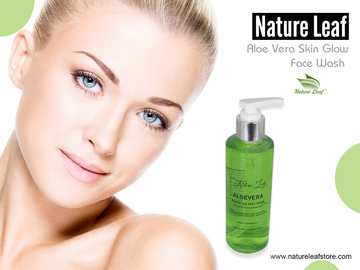 nature leaf face wash