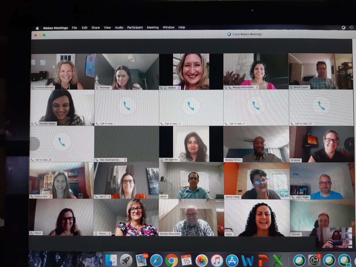 VRBoudreau's tweet photo. Premier événement social virtuel du #ALDP_PPLA hier! Merci à tous ceux qui ont participés! De belles conversations engagées et enrichissantes! I invite you to reach out to your ALDP advisor for ideas on next events!@christinememax https://t.co/0YJu7927sE