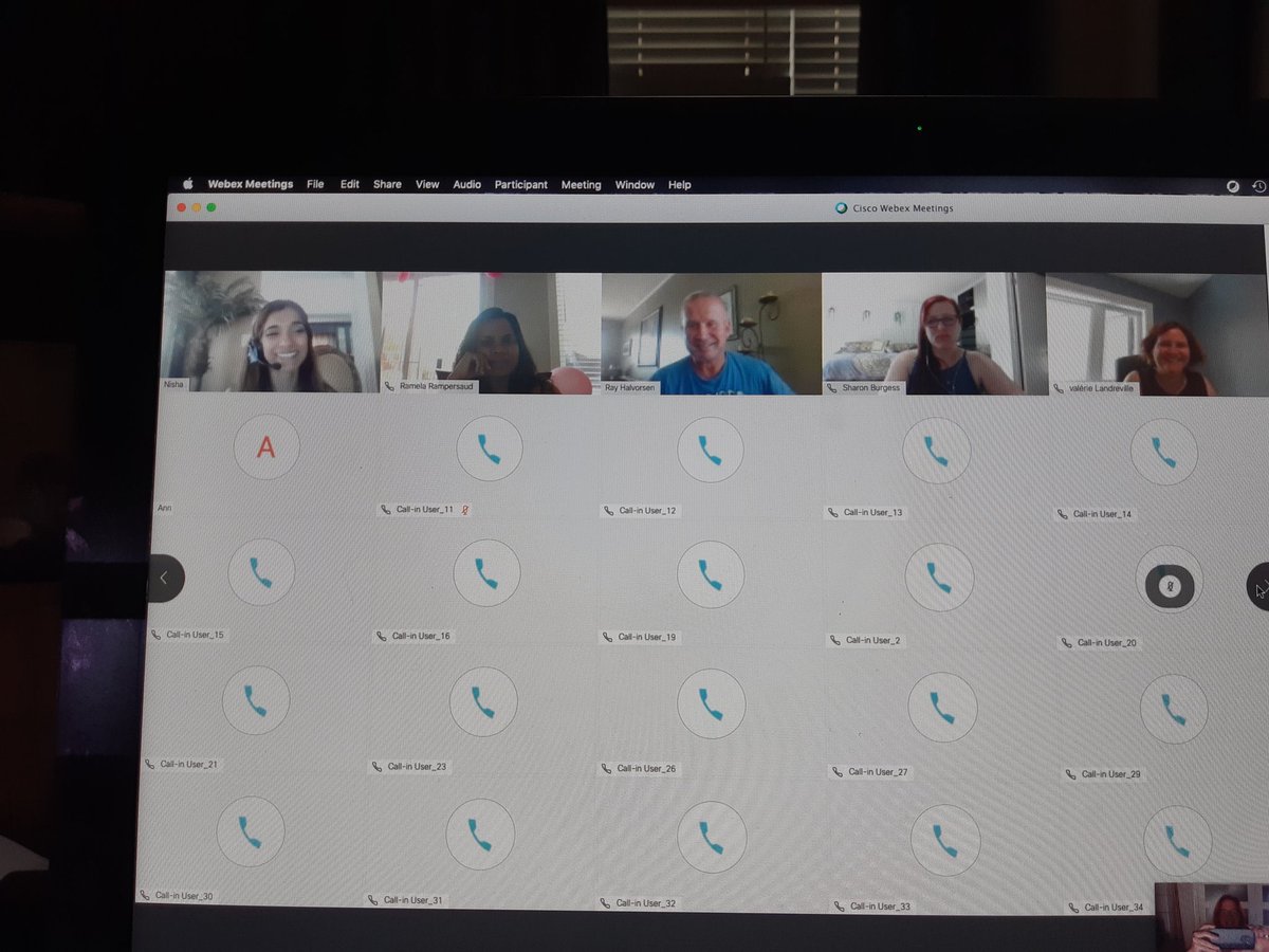 VRBoudreau's tweet photo. Premier événement social virtuel du #ALDP_PPLA hier! Merci à tous ceux qui ont participés! De belles conversations engagées et enrichissantes! I invite you to reach out to your ALDP advisor for ideas on next events!@christinememax https://t.co/0YJu7927sE