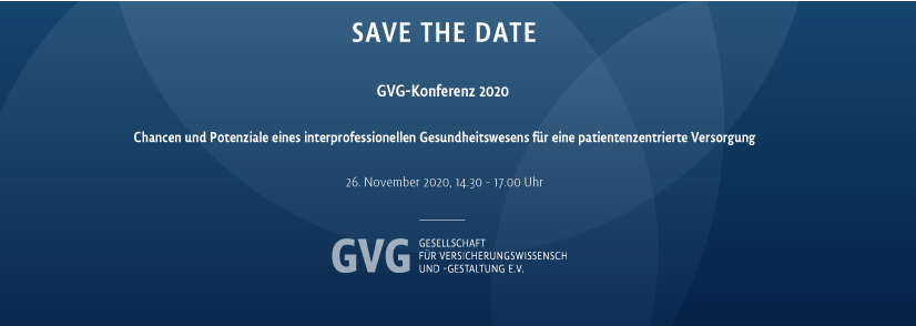 GVG_eV's tweet photo. Save the Date: GVG-#Konferenz 2020 - Chancen und Potenziale eines #interprofessionellen #Gesundheitswesens für eine patientenzentrierte Versorgung. Wann? 26. 11. 2020, ab 14:30 Uhr. Mehr unter: https://t.co/7VReFyLCfS. #Patientenzentriert #Gesundheitsberufe https://t.co/BGNZ64y2Lj