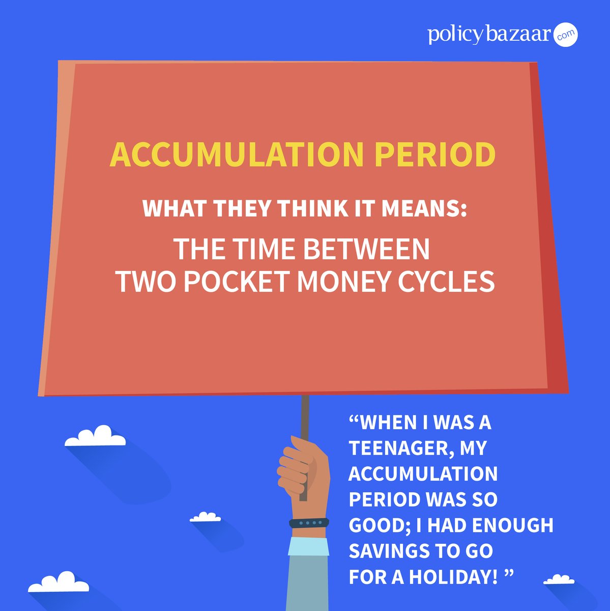 policybazaar's tweet photo. FYI: In most cases, the accumulation period is 30 days from the day of health policy purchase, make sure you check the details.

#InsuranceJargon #Insurance #HealthInsurance #ThursdayThoughts #AccumulationPeriod https://t.co/TFd1x3biPZ