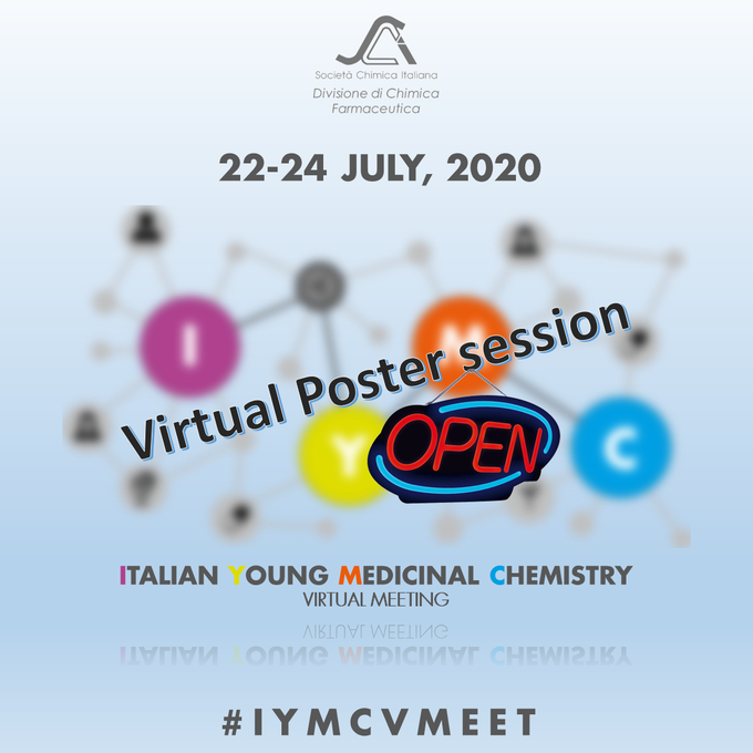 ChemMedChem's tweet photo. 6 days left before the Italian Young #MedChem Virtual Meeting, but its poster session is now online! Check out entries, ask questions, comment, and interact w/ participants by following #IYMCVMEET #DCFposter @DCFSCI!
Event website: https://t.co/Uvr65lOJtw
@EuroMedChem #Pharma https://t.co/rcTtf5ra7n