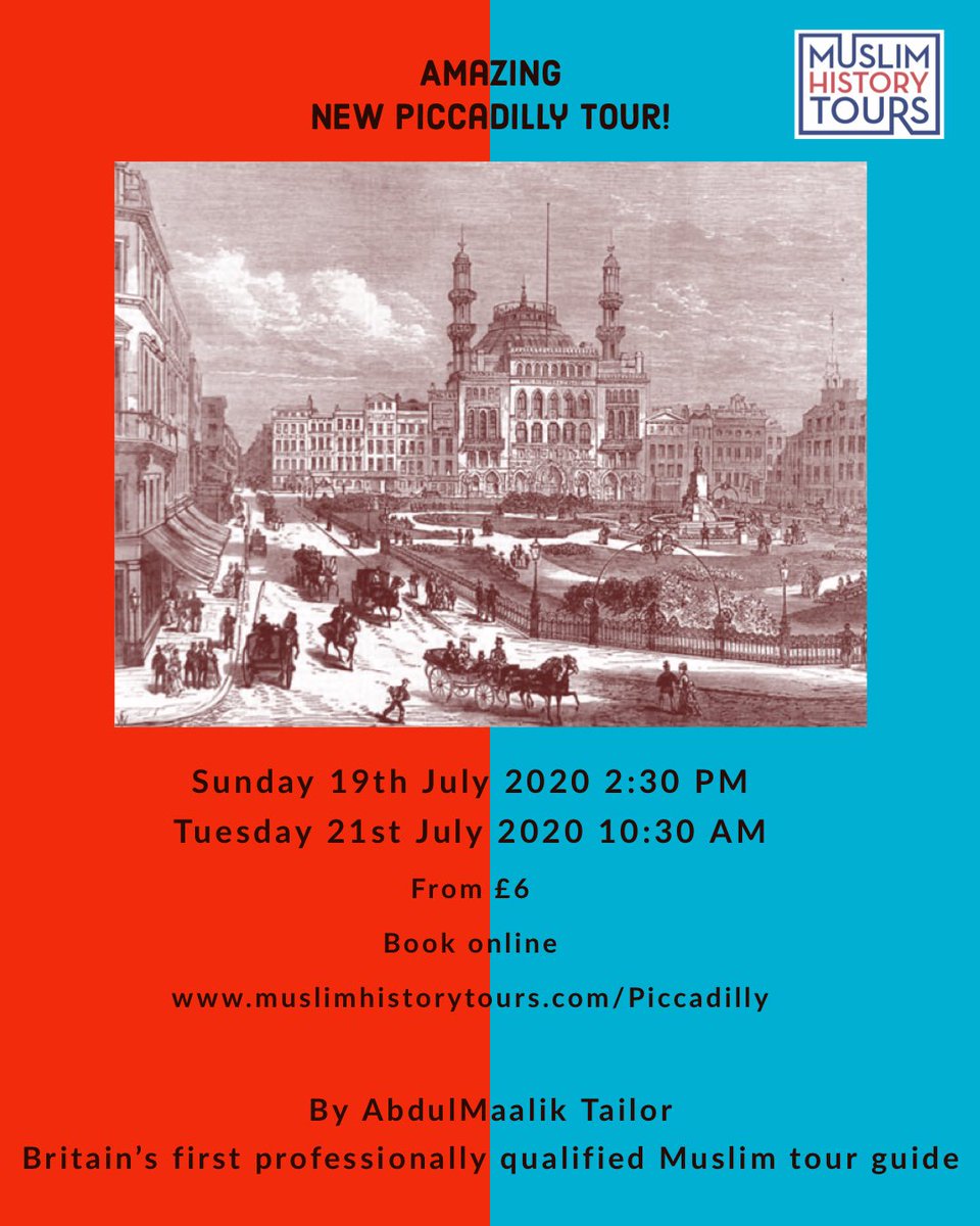 Muslimhistours's tweet photo. Did you hear about a mega Mosque, Turkish or Egyptian Museums in Piccadilly? New Muslim History Tour this Sun & Tues ๐ #mosque #Turkish #ottoman #egyptian #muslimhistory #islamichistory #halaltour #london #fab https://t.co/waOtLZWETk
