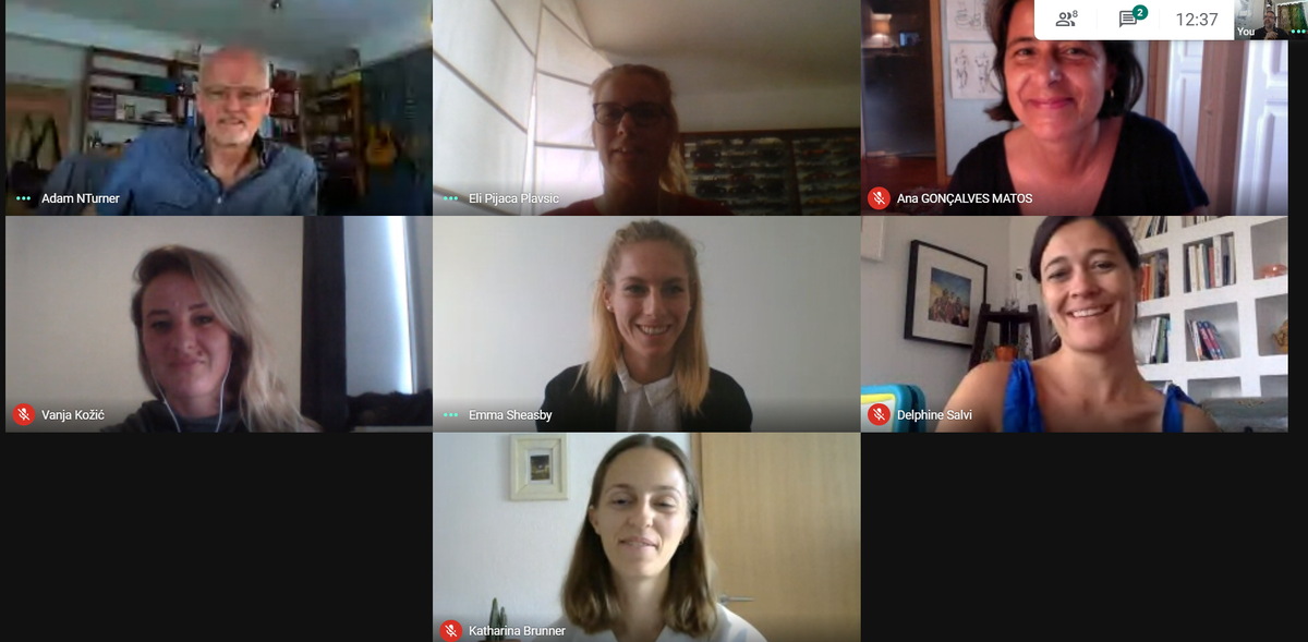 ProjectCANDIICE's tweet photo. CANDIICE monthly progress meeting July 2020. Thanks to our partners for their enthusiasm and making wonderful contributions. The project is making a good progress despite of COVID-19 challenges. @NECE_Network @ecorysuk @fsohr @tetesdelart @nova_fcsh @EurosocDigital @SDSALeicester https://t.co/ddfes50Tyw