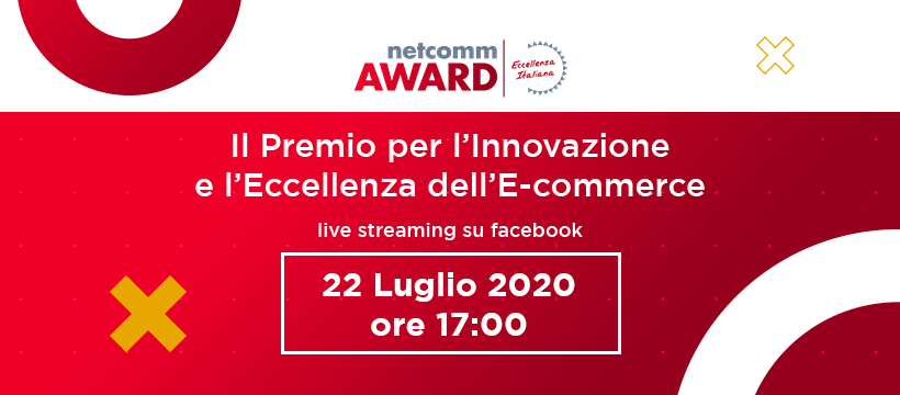 ConsNetcomm's tweet photo. #SAVETHEDATE
Mercoledì 22 luglio, dalle ore 17.00 alle ore 18.30, andrà in onda la IX edizione di Netcomm Award: l’evento che premia i progetti più innovativi del commercio digitale italiano.
 #NetcommAward #ConsorzioNetcomm https://t.co/cXERziV2BA