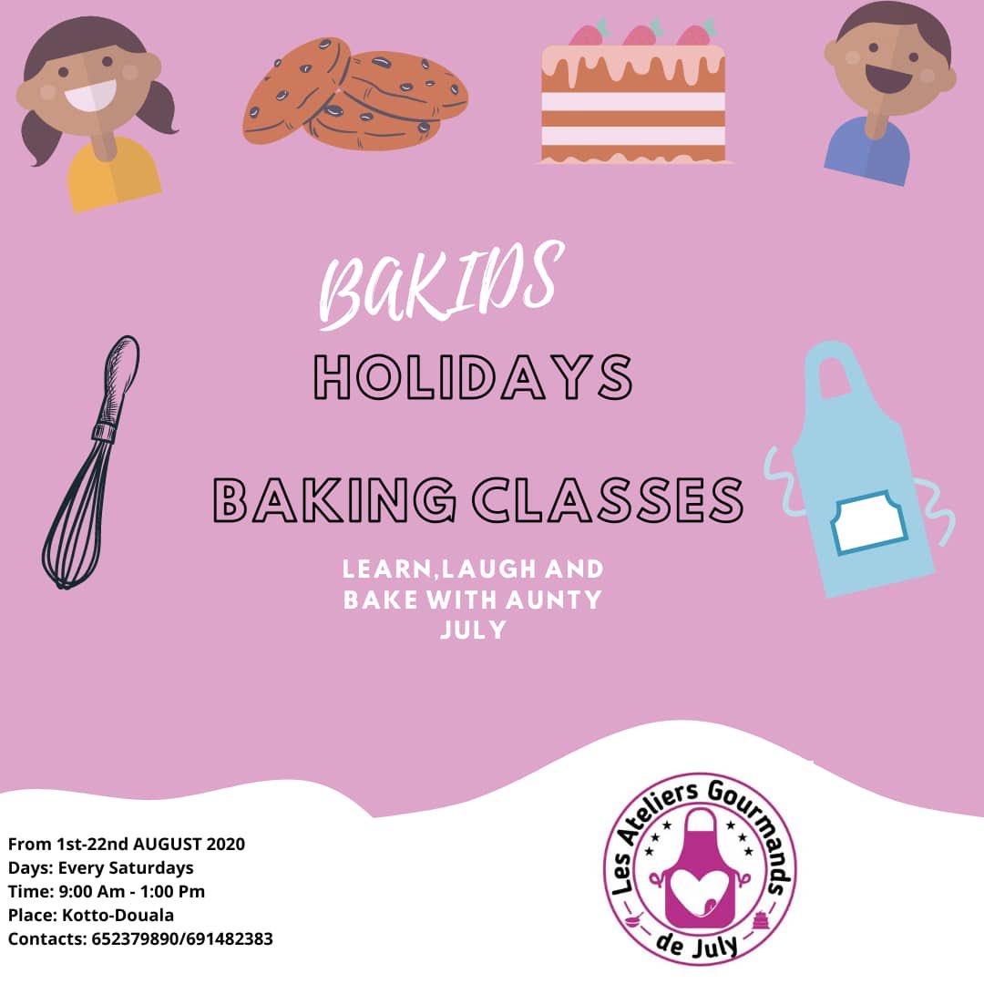 Pikin4God's tweet photo. "Maman, regarde le gâteau que j’ai fait🤩"

Classes de pâtisserie, #BAKIDS, pour les plus petits 🤗 (De 4 à 18 ans)

📍Kotto, Douala
📆 tous les samedis du 1er au 22 Août 
💰: je voulais écrire DM 🤔 mais bon c’est 20K par 🧒 
📞: 652379890 - 691482383 https://t.co/6BmlmoVdWJ