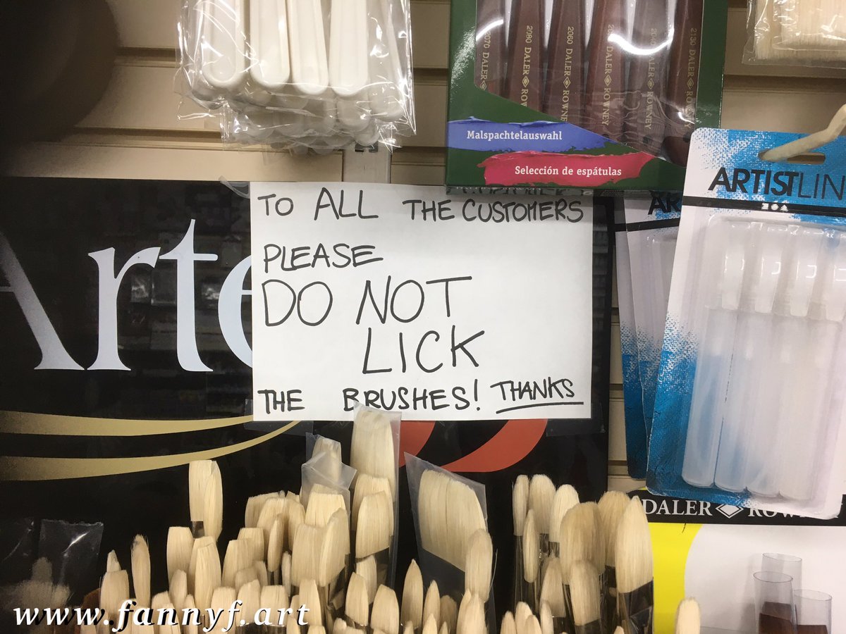 fanny_fielding's tweet image. Local art supplier taking the utmost precautions🌼

#21daylockdown #WearAMask #Lockdown2 #COVIDIOTS #NoMasks #MaskMoaners #MaskUp Lockdown 2