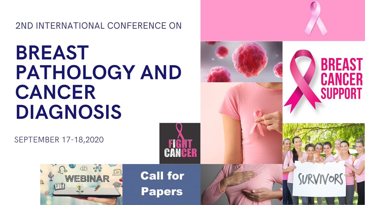 GlobalWebinar's tweet photo. Grab this #opportunity to participate in 2nd #international #Conference as #webinar #BreastPathology2020 is now an #onlineconference to overcome the issue of this #COVID19 #pandemic #Participate in this webinar by submitting your #articles.
https://t.co/pSS9ljKnh6 https://t.co/3Y5JOV80xA