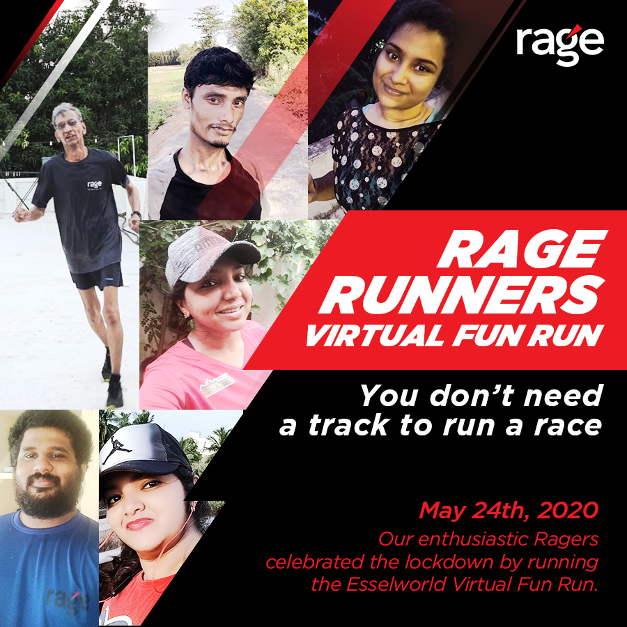RageComm's tweet image. Lockdown won&apos;t stop Rage Runners! We all ran virtually from our treadmills, gardens, terraces and enjoyed yet another fun run!
#VirtualFunRun #RageRunners #RageCommunications #LockdownFun #WorkFun #Ragers #OfficeFun #WorkfromHome #WFH #AgencyFun