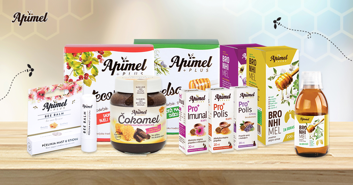 Apimel_doo's tweet photo. Bilo kuda meda svuda 🍯

Ljeto nam je došlo, a naše pčelice i dalje vrijedno zuje. 🐝 
Pogledajte proizvode iz naše izdvojene kolekcije koji će zadovoljiti sve potrebe od onih zdravstvenih pa do slatko zubnih😋.

Proizvodi se mogu naručiti na 👉  https://t.co/D1e2BRTCzI https://t.co/JBKuAQiW1K