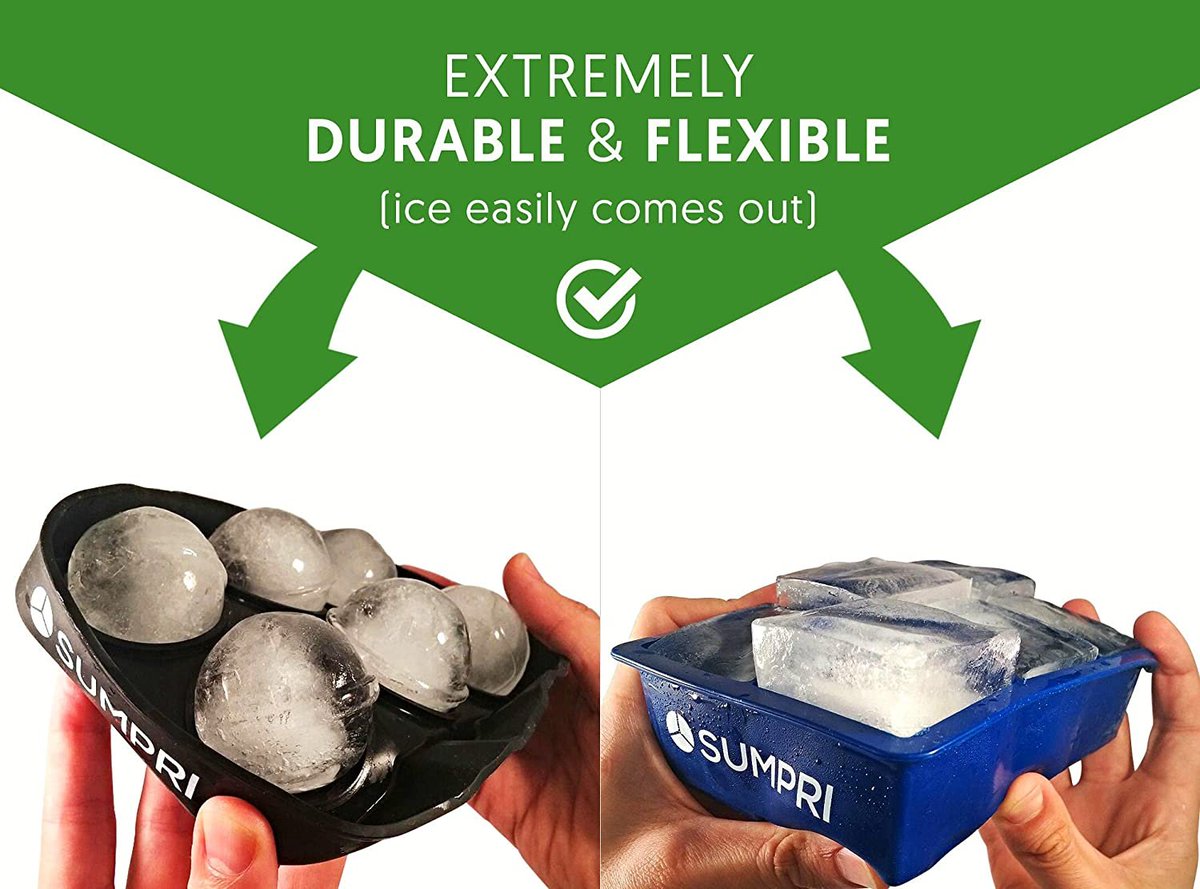 sumpristyle's tweet photo. Awesome Silicone Sphere Ice Mold &amp; Big Ice Cube Trays [2 Pack] BPA Free !!

#sumpri #sphereicemold #iceballmaker #iceball #icesphere #icecube #largeicecubetray #whiskey #largeroundspheres #drinks #whiskey #instadaily #icemold https://t.co/XmtGwaXw83