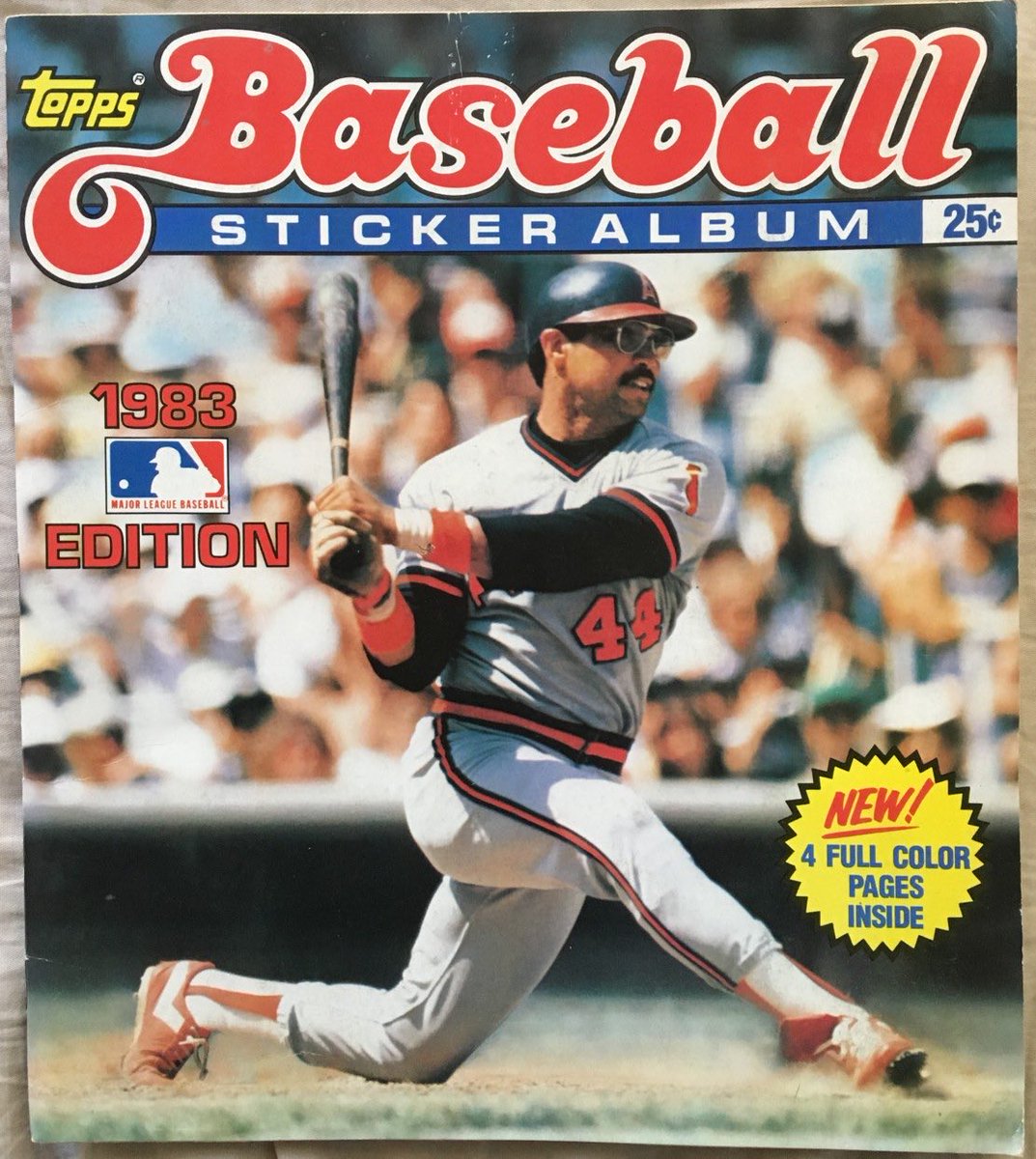 DamoKnowsSports's tweet photo. @80sSportsNStuff I was one Fernando Valenzuela foil sticker away from finishing this beauty back in ‘83. I sent away for it, but it never came. #DreamsDashed https://t.co/vPfBI57iCs