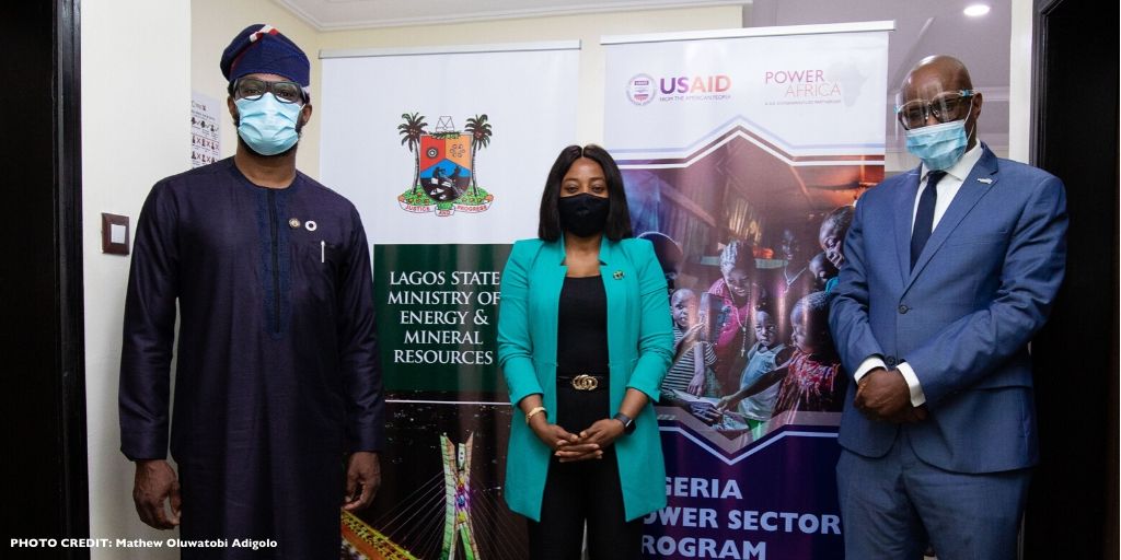 PowerAfricaUS's tweet photo. At a virtual ceremony, Power Africa and @followlasg launched the Lagos State #IntegratedResourcePlan that will guide the development and implementation of a comprehensive #electrification strategy for #LagosState ➡️ https://t.co/DzXKbHMZJZ.

@USAID @USAIDNigeria @AfricaMediaHub https://t.co/gXGL1NMUoW