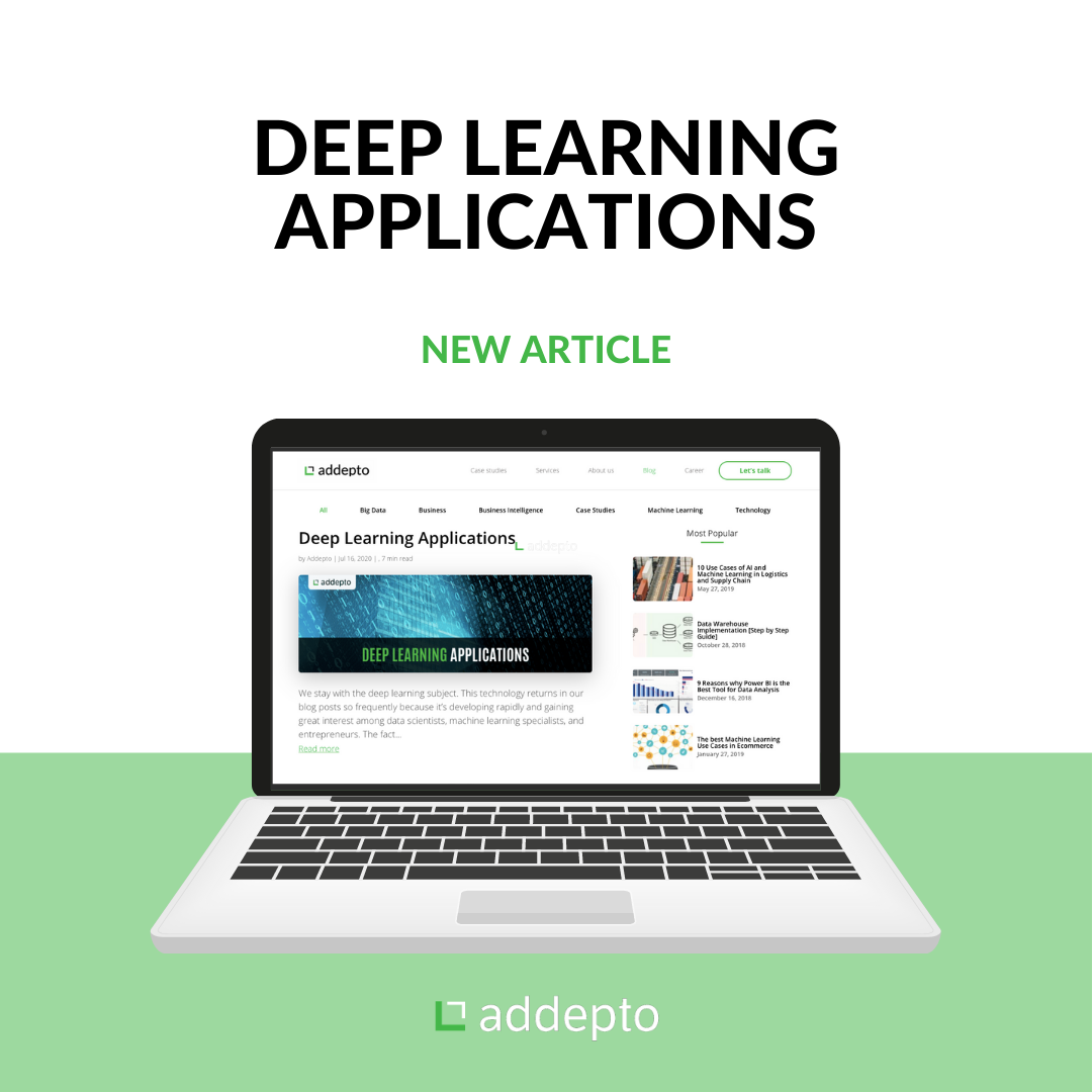 addepto's tweet image. Deep learning has everything it takes to revolutionize our world, even though it’s a slow and silent revolution.
Interested?
Read our new article and discover deep learning applications!
👉 Link in the comments.
#deeplearningapplications #deeplearning