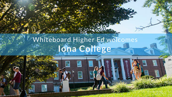GoWhiteboard's tweet photo. We are delighted to welcome Iona College to our growing list of partner institutions. We look forward to working with the entire enrollment team at Iona. Let’s go, Gaels! #GoWHE #enrollment #highered https://t.co/IeEQxmD2kN