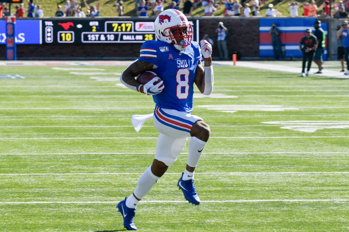 DamonSayles's tweet photo. Congrats to the #SMU tandem of WR Reggie Roberson Jr. and TE Kylen Granson for being named to the @biletnikoffawrd Watch List. They are 2 of 55 who will be considered as college football's top FBS receiver.

#PonyUpDallas https://t.co/hwICMCVgS8
