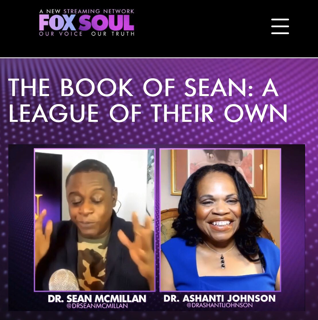 Thank You To Fox Soul and Dr. Sean McMillan for having me on The Book of Sean Last Night. 
Great Conversation!
Check It Out By Clicking Link 👇🏽
foxsoul.tv/clip/15101467/…