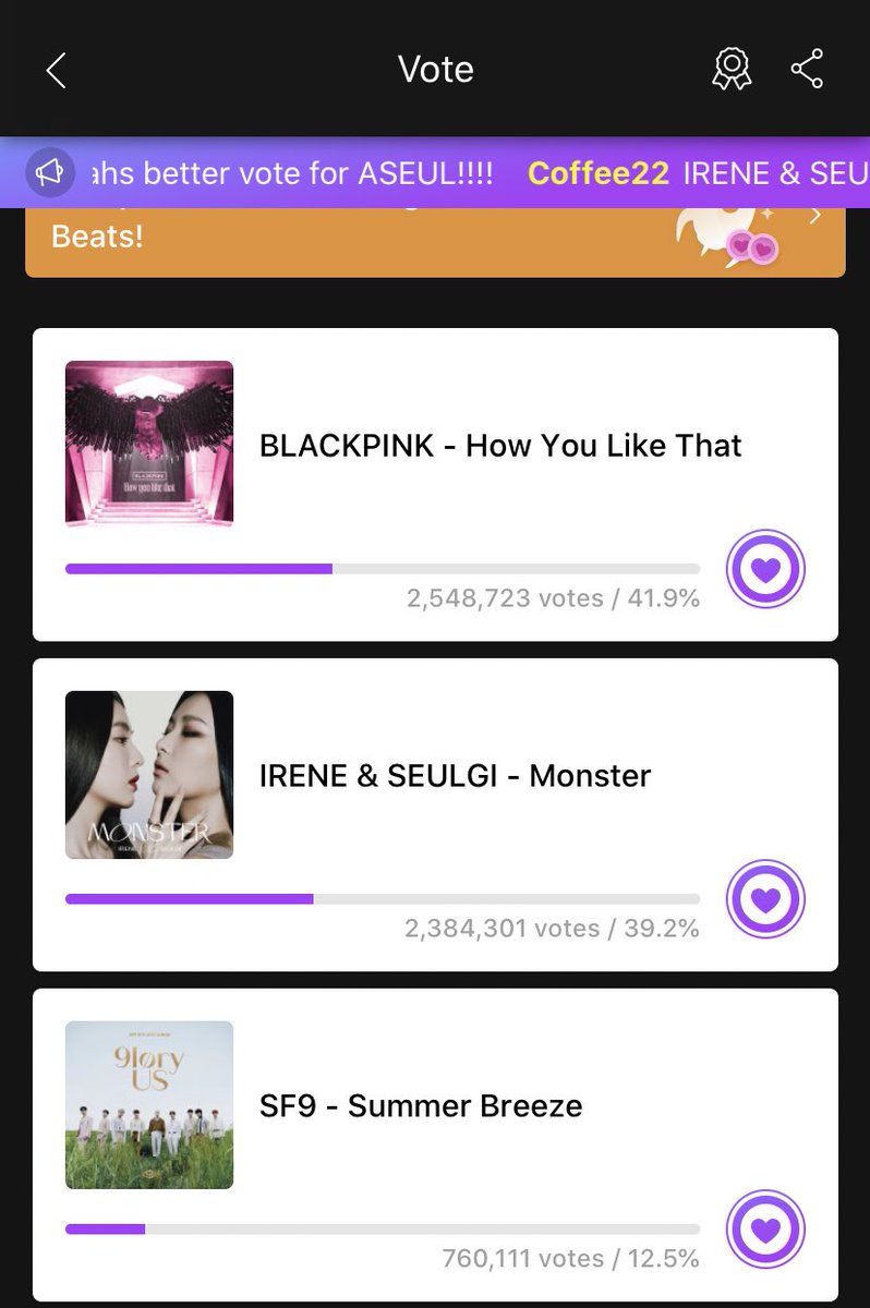 mrbae20's tweet photo. Luvies did you study/work well today? Don’t forget to drop votes for monster at mubeat. First place here we go 😆 #VoteForMonster #RedVelvet_IRENE_SEULGI @RVsmtown https://t.co/8ukAzzz8a5