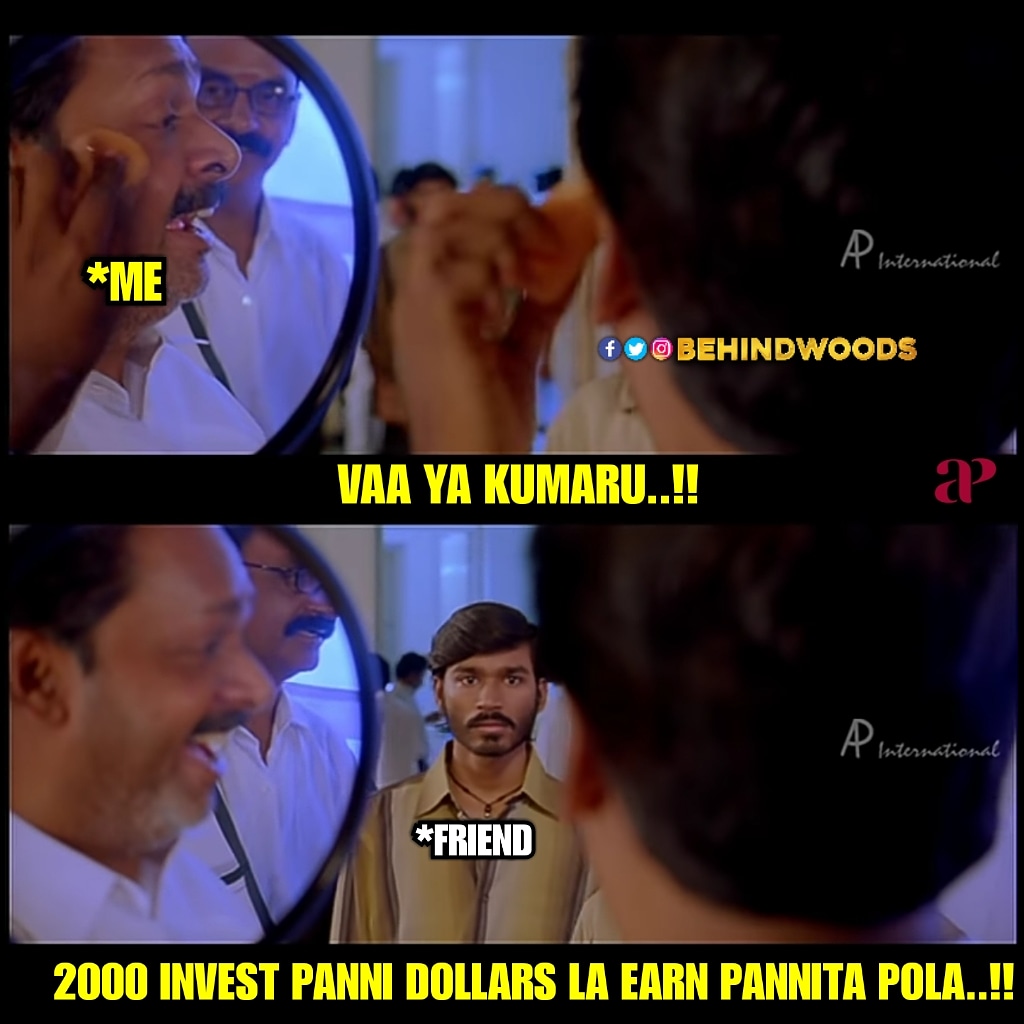 behindwoods's tweet image. Baley aalu ya nee!😂

#Friend #QuarantineFun #Lockdown