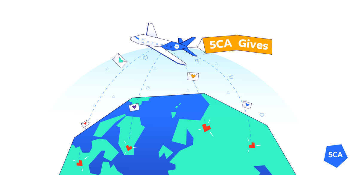 5CA_Global's tweet photo. At #5CA, we strive to do something for our communities &amp; as part of #5cacommunityweek, we held an initiative called '5CA Gives'. Where we selected several charities from around the world to make donations to.  #charity #community https://t.co/3ZAcpZlsSH