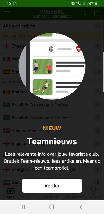 FlashScoreNL's tweet image. 🆕 ANDROID 3.8.1 🆕

🗞 Teamnieuws, rechtstreeks in de app
ℹ VAR-beslissingen in het wedstrijdoverzicht
🗃 FAQ

Update de app nu gauw voor #Android (bit.ly/fsnland) of #AndroidPLUS (bit.ly/flashscoreapk) en geef ons feedback! 📲