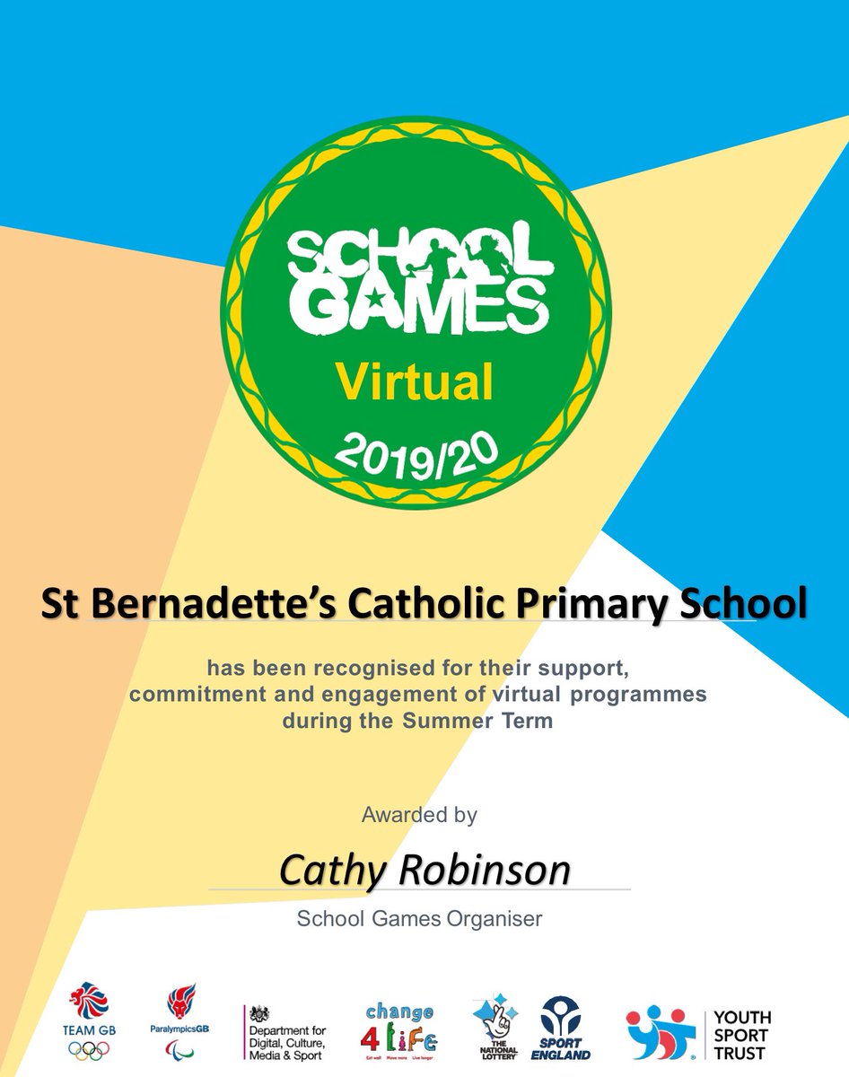 StberniesPe's tweet photo. We did it and we are very proud! @cathi2122  @YouthSportTrust @Sport_England https://t.co/Yrf9zv4UAz